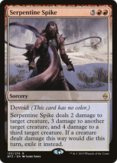 Espinho Serpenteante / Serpentine Spike - Magic: The Gathering - MoxLand